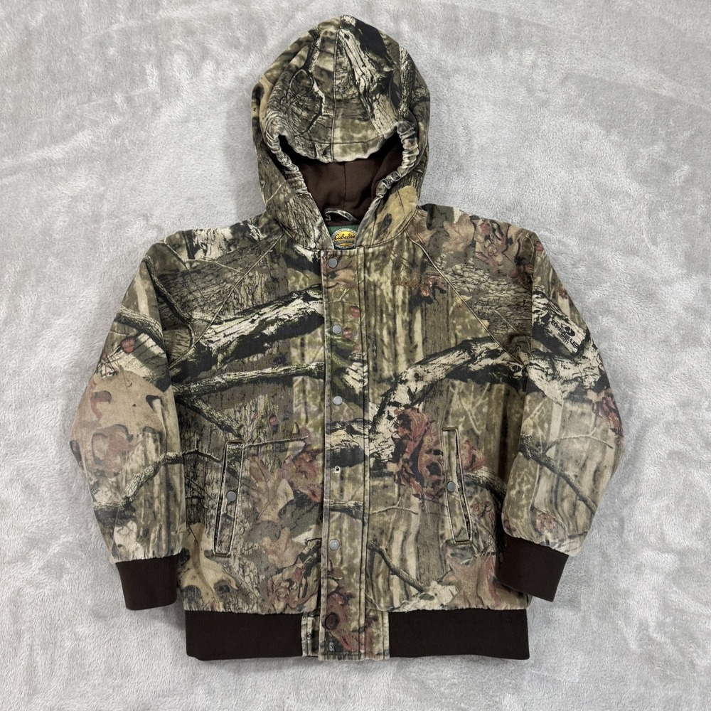 Cabelas Boys Youth Kids Medium Mossy Oak Infinity Break Up Camo Duck Hunting